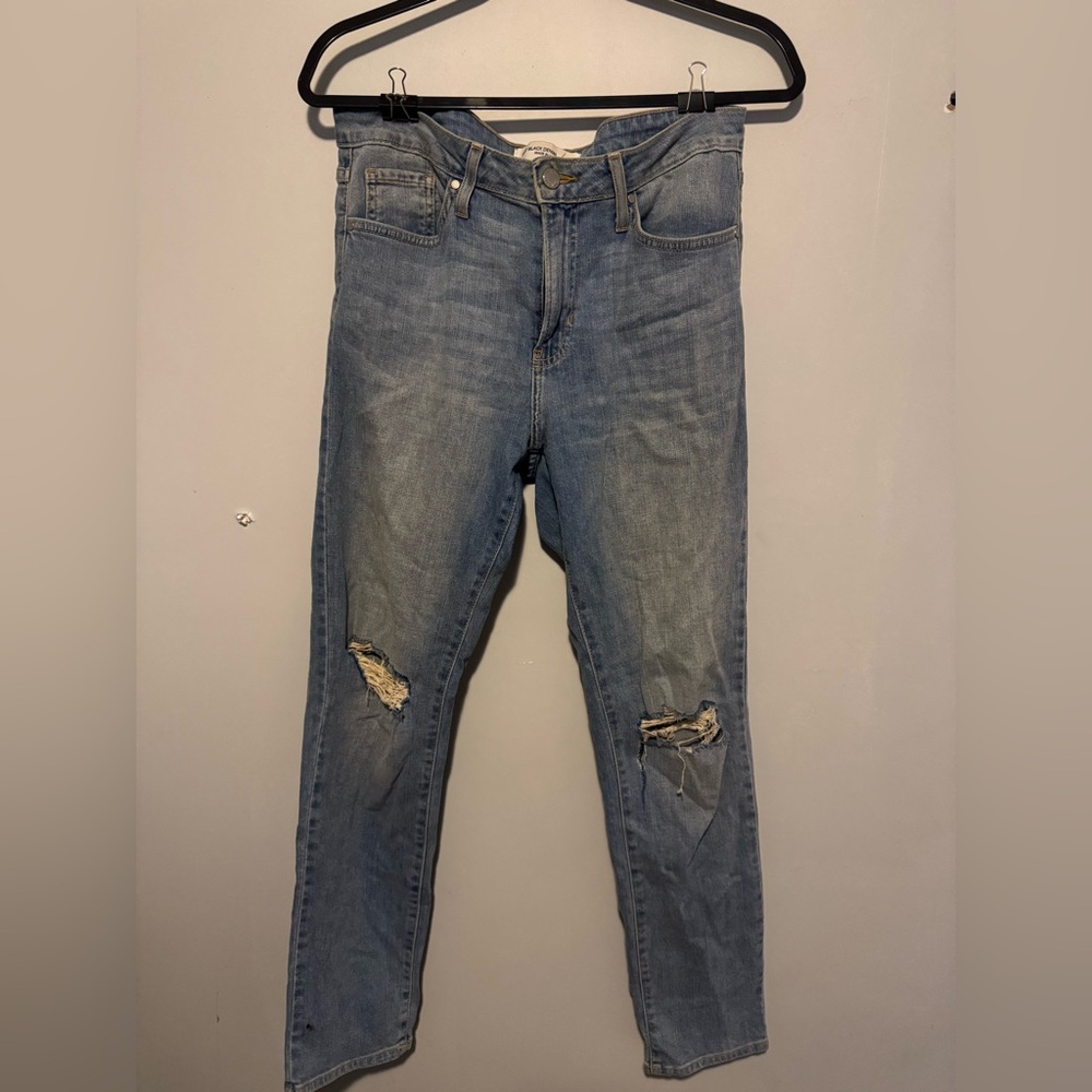 Just Black Women's Boyfriend Jeans - Light Blue